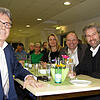 Beste Stimmung beim Neujahrsempfang von Bündnis 90/Die Grünen (von links): Markus Böhlen, Sabine Becker, Martin Hahn und Boris Palmer, ...