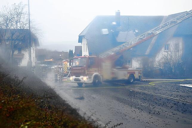 Schlechte Wetter- und Sichtverhältnisse erschwerten den Einsatz in Hänner.