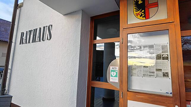 Der Eingang zum Rathaus Daisendorf.