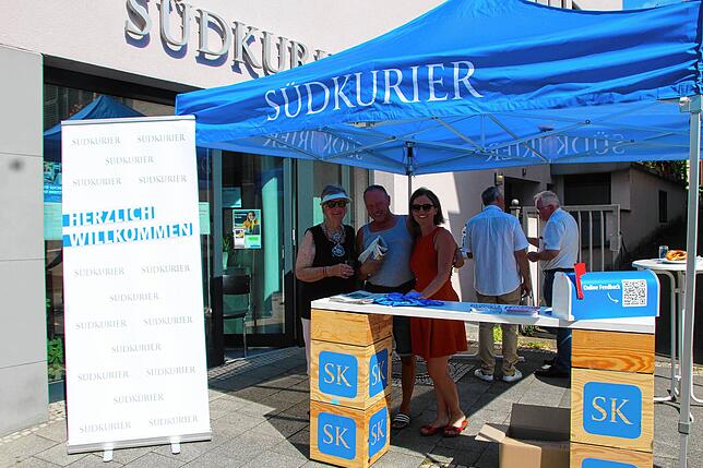 Im vergangenen Jahr schauten viele Leser bei der Sommerredaktion vorbei.