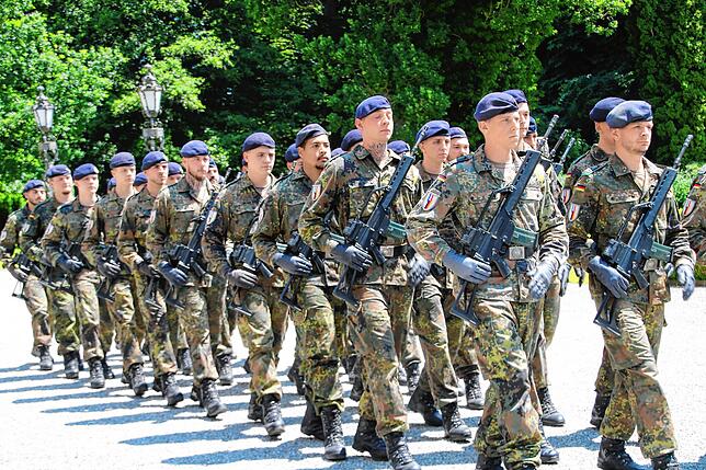 Bild 14: Soldaten aus dem Kosovo zurück in Donaueschingen: Die besten Bilder des feierlichen Appells vor dem Schloss