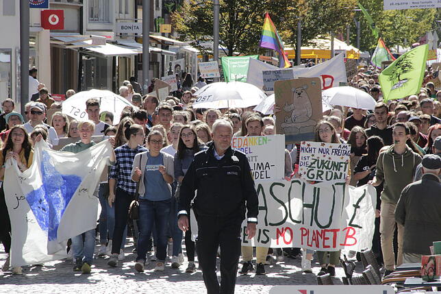 Bild 13: Bilder von der Fridays for Future-Demonstration in Villingen