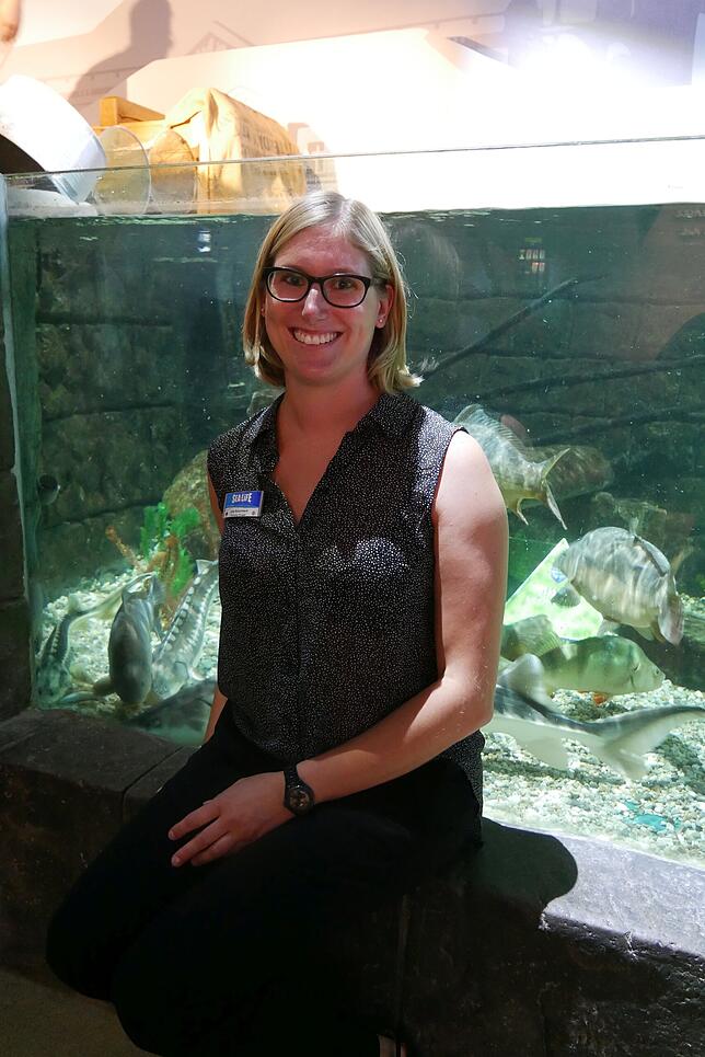 Julia Schuhwerk, Pressesprecherin des Sealife Konstanz. Bild: Charlotte Kurz