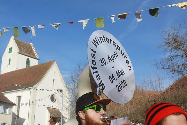 Bild 14: Bilder vom Narrentreffen zum 40. Jubiläum der Kuhsattler aus Hohenfels