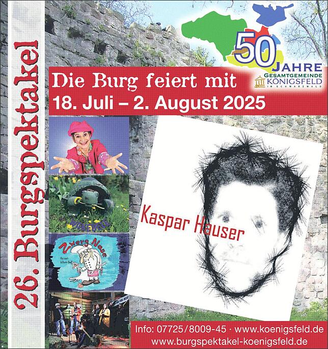Bild 1: 50 Jahre Gesamtgemeinde Königsfeld: Von Benefizkonzert bis Blaulichtschau