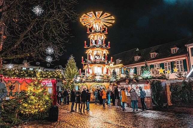 Auch überregional sehr beliebt: Der Weihnachtsmarkt in Basel.