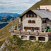 Die bayrischen Berghütten – hier die Bad Kissinger Hütte des DAV – verzeichnen ein Plus an Besuchern.