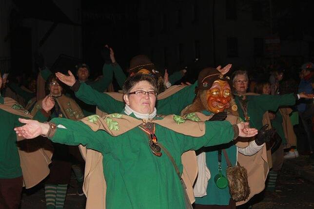 Bild 18: Bilder des große Narrentreffen der Kuhsattler in der Gemeinde Hohenfels &ndash; Teil 1