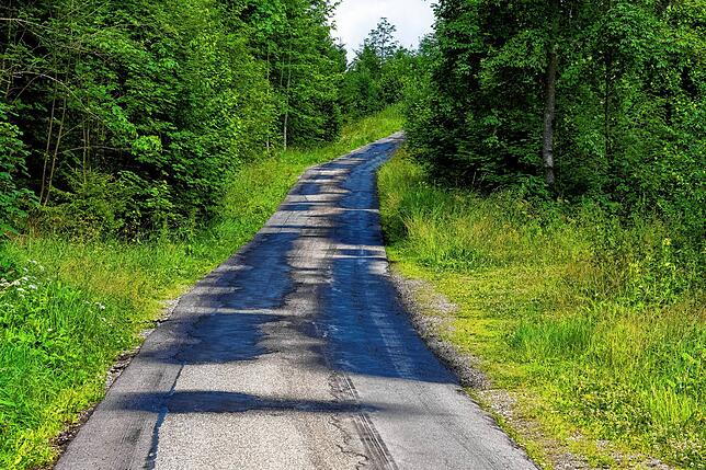 Nicht schön, aber selten: So sieht es im unteren Abschnitt auf dem Schuhmacherhäusleweg in Unterkirnach.