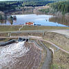 Das Rückhaltebecken in Wolterdingen in seiner ersten großen Bewährungsprobe im Januar dieses Jahres. Das Wasser der Breg wurde angestaut ...