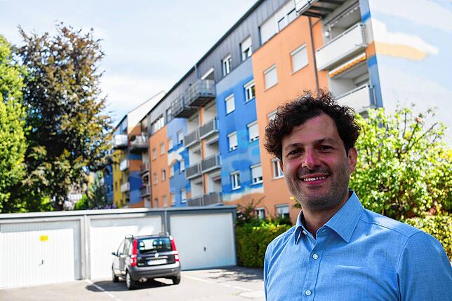 Hier, im Gebiet Berechen/Öhmdwiesen, war Luigi Pantisano einst Quartiersmanager. 2020 suchte er sich diesen Ort aus, um mit dem ...