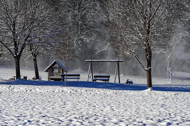 Bild 20: Wintereinbruch im Schwarzwald verschönert durch Schnee und Sonne