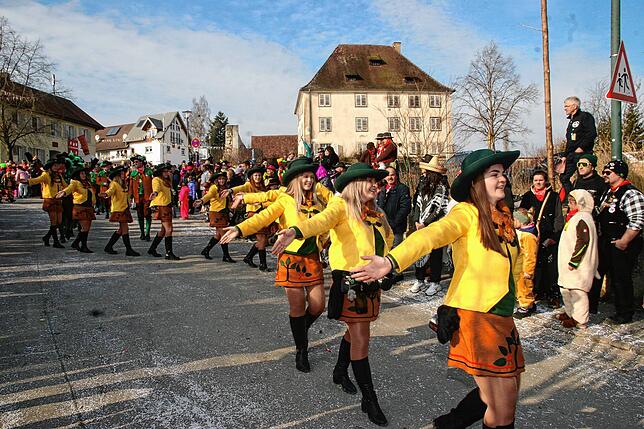 Bild 18: So schön war der Jubiläumsumzug zum 60 jährigen Bestehen der Sunnelöscherzunft