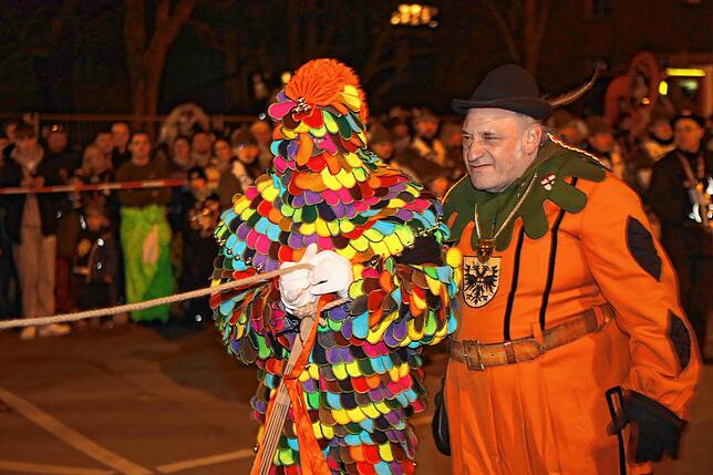 Bild 34: Der letzte Akt &ndash; Verbrennung der Fasnacht auf dem Stephansplatz 2024 (2)