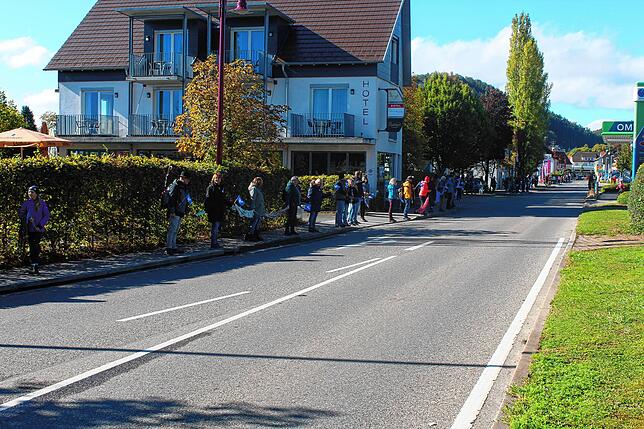 Bild 10: Bilder von der &bdquo;Querdenker&ldquo;-Menschenkette in Bodman-Ludwigshafen