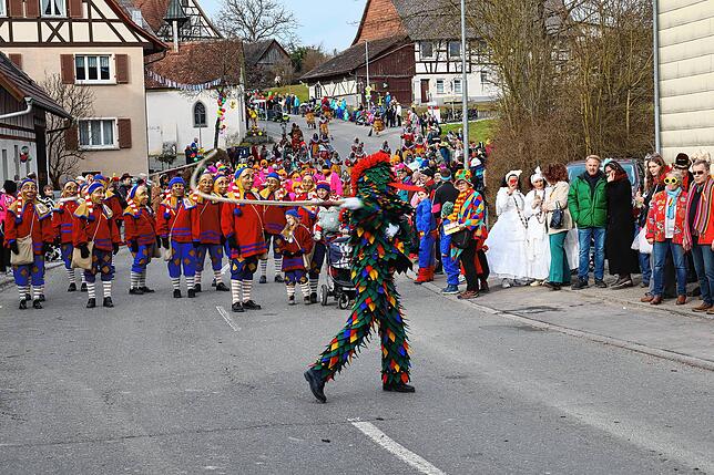 Bild 29: Narrenumzug in Rickenbach: Fasnacht in Bildern – die besten Eindrücke
