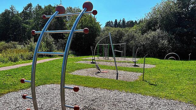 Der Vitalparcours im Natursportpark in Königsfeld.