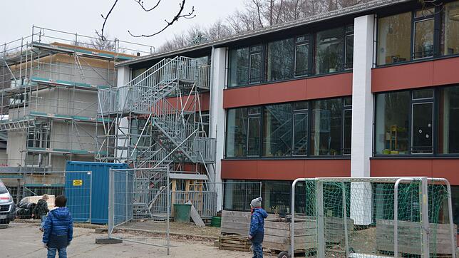 Der Umbau und die Sanierung der Sommertalschule gehen 2019 weiter. Der Neubau inklusive Mensa soll nach den Sommerferien bezugsfertig sein.