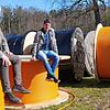 Startschuss für den Glasfaser-Ausbau in Aach: Bürgermeister Manfred Ossola (links) und der Aacher Hauptamtsleiter Florian Rapp geben bei ...