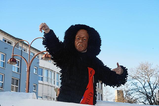 Bild 9: Tausende Narren ziehen beim Fasnet-Umzug durch die Stadt