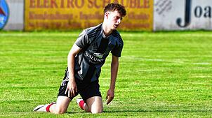 Tor-Premiere mit geringem Lohn: Marvin Laub freute sich nur bis zur 89. Minute über seinen ersten Bezirksliga-Treffer für den FC ...