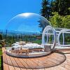 Schlafen wie in einer Seifenblase: Das bieten die Bubble-Hotels im Schweizer Kanton Thurgau. Sie stehen an unterschiedlichen Standorten ...