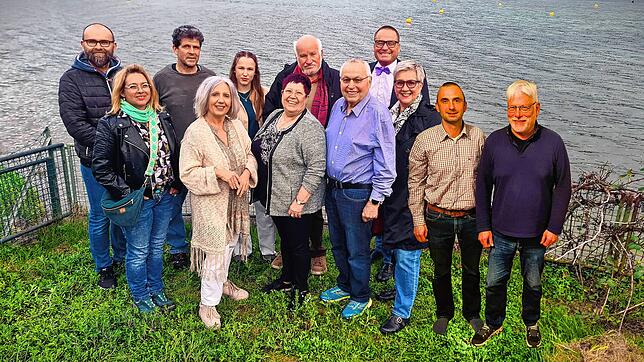 Einige Kandidaten der Öhninger Initiative Gegenwind: Walerij Schleining, Benita Merkle, Justus Wolf, Lydia Güntert, Katarina Otterbach, ...