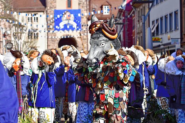 Bild 3: Villinger Fasnacht 2025: Alle Bilder vom Historischen Umzug der Narrozunft