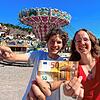 Die SÜDKURIER-Reporter Niklas-Marco Dinauer und Norea Rüegg machen den Selbsttest: Wie weit kommt man mit 50 Euro zu zweit auf der 557. ...