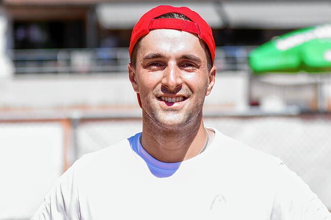 Simon Glöckner vom TC RW Tiengen: „Als Kind war ich mit meinem Papa Uwe fast jeden Tag auf dem Tennisplatz.“
