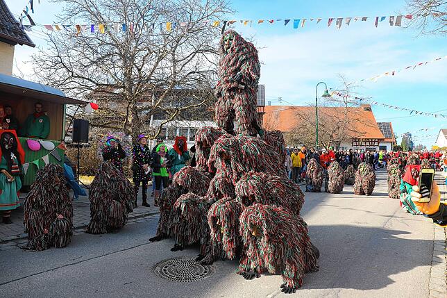 Pyramiden bauen – das können die Waldgoischter auch.