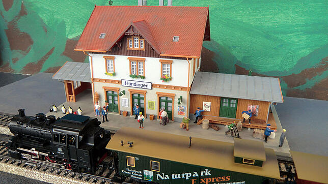 So ähnlich wie dieses Modell hätten die Bahnstation Hondingen aussehen können, die bei den Pänen für die Randenbahn vorgesehen war. Doch ...