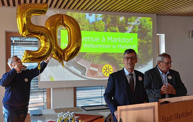 Bild 6: Bilder vom Empfang der Delegation aus Ensisheim im Markdorfer Rathaus (2/2)