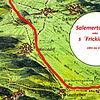 Ausschnit einer alten Ansichtskarte vom Verlauf des &bdquo;Frickingerle&ldquo;.