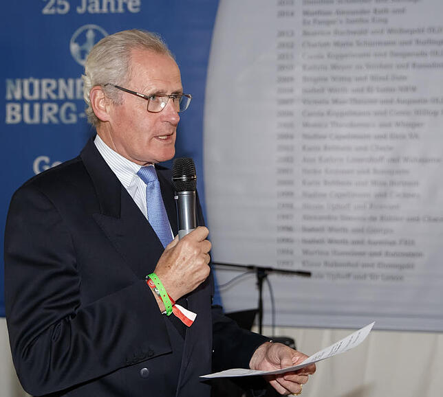 John Roche ist begeistert vom Donaueschinger Reitturnier.