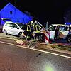 Am Ortseingang von Hepbach ereignete sich am Sonntagabend ein Verkehrsunfall. Rettungskräfte, Polizei und Feuerwehr waren im Einsatz.