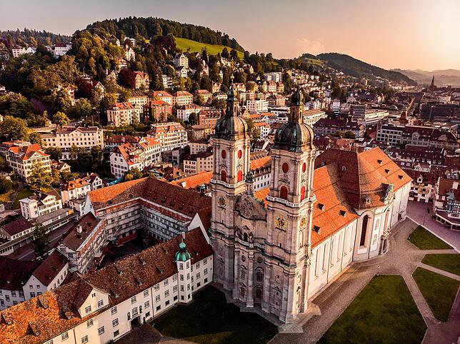 Die Stiftskirche in St. Gallen.