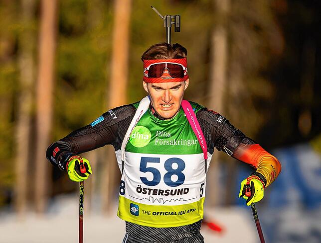 Bester Deutscher: Im Sprint kam Fabian Kaskel bei der Junioren-WM in Östersund auf Rang sieben.