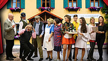 Das verspricht viel Spaß: Die Laienschauspieler aus Engelswies laden in die &bdquo;Altmännermühle&ldquo; ein. Die Premiere des Stücks ...