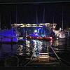 Die DLRG Konstanz rettete in der Nacht von Freitag auf Samstag (21./22.5.) eine Frau aus dem Wasser im Fährehafen in Konstanz Staad.