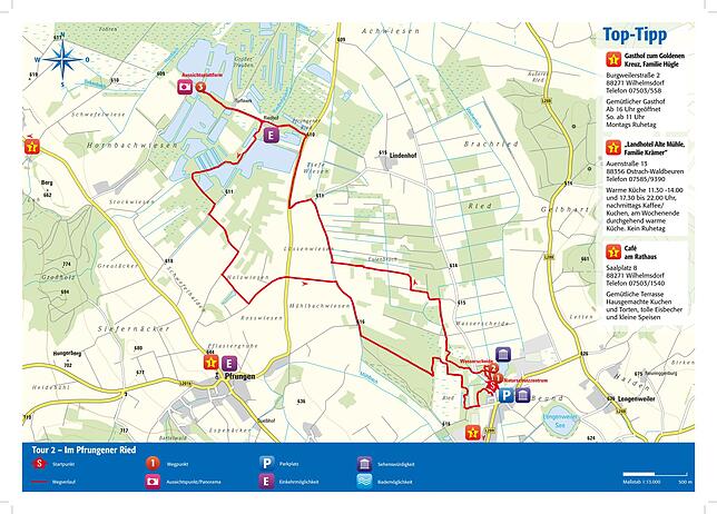 Wandertouren in der Region - Tour 2: Im Pfrungener Ried Wandertouren in der Region - Tour 2: Im Pfrungener Ried