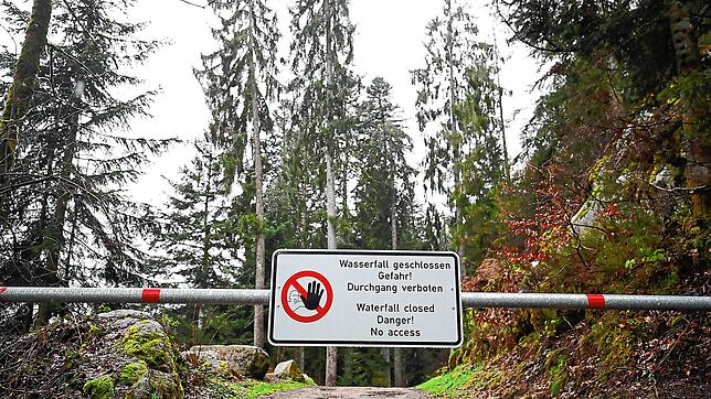 Die Wege oberhalb der Wasserfälle sind ohnehin gesperrt &ndash; nach dem Sturm herrscht hier aber besondere Gefahr.