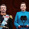 Dänemarks Ministerpräsidentin Mette Frederiksen ruft Frederik X. als neuen König von Dänemark aus.