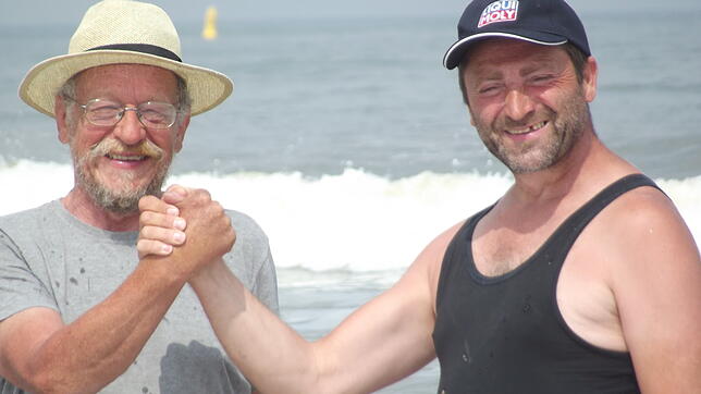 Die Bräunlinger Bernhard Hauser (links) und Albert Frey stechen am Wochenende erneut gemeinsam in See, besser: in Fluss.