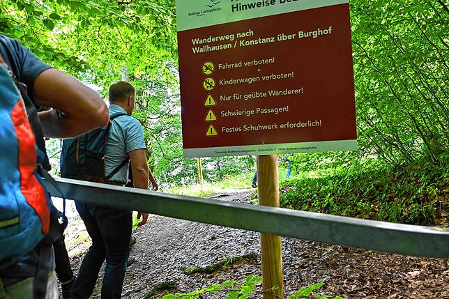 Bild 21: Wie läuft es sich von der Marienschlucht zum Burghof? Bilder einer Wanderung