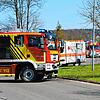 Ein Unfall in Blumberg in der Tevesstraße löste am Dienstag, 27. April, einen Großeinsatz der Rettungskräfte aus. Bild: Bernhard Lutz