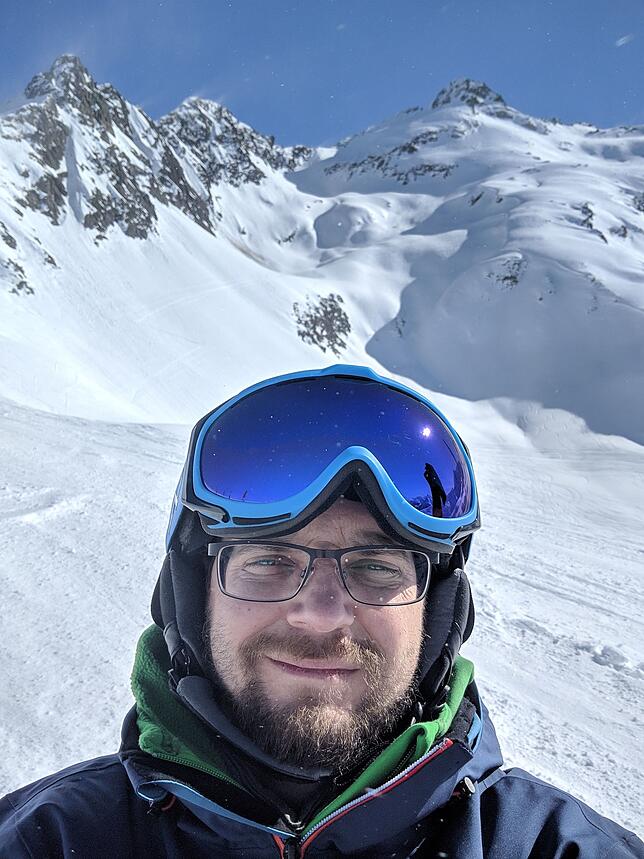 Simon Böhler liebt das Alpenpanorama.