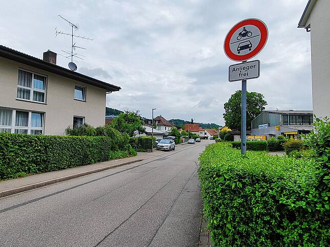 Bild 2: Hier gilt künftig in Waldshut-Tiengen Tempo 30 oder weniger