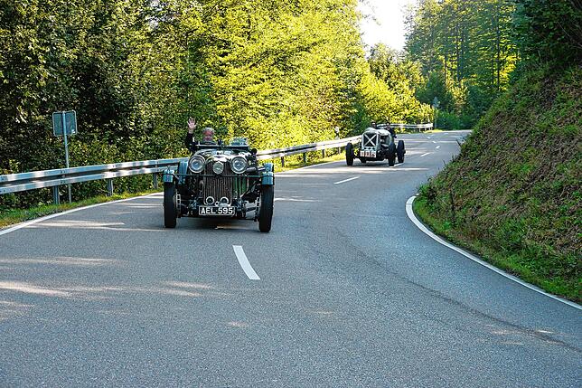 Bild 5: Die Oldtimer-Rallye Eggberg-Klassik am Samstag sorgt wieder für Begeisterung