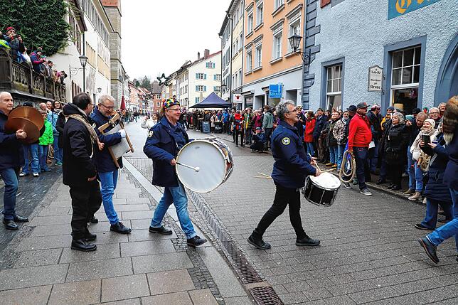 Bild 14: Überlingen: Einschnellen der Fasnet am Dreikönigstag
